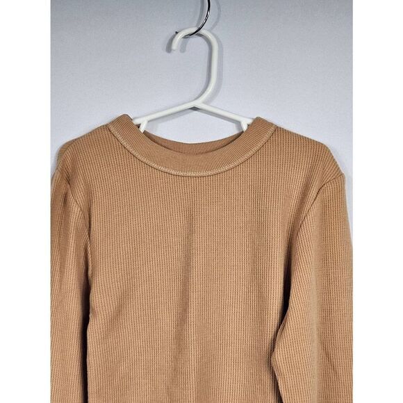 Skims waffle knit long sleeved tee Nwt - Picture 2 of 8